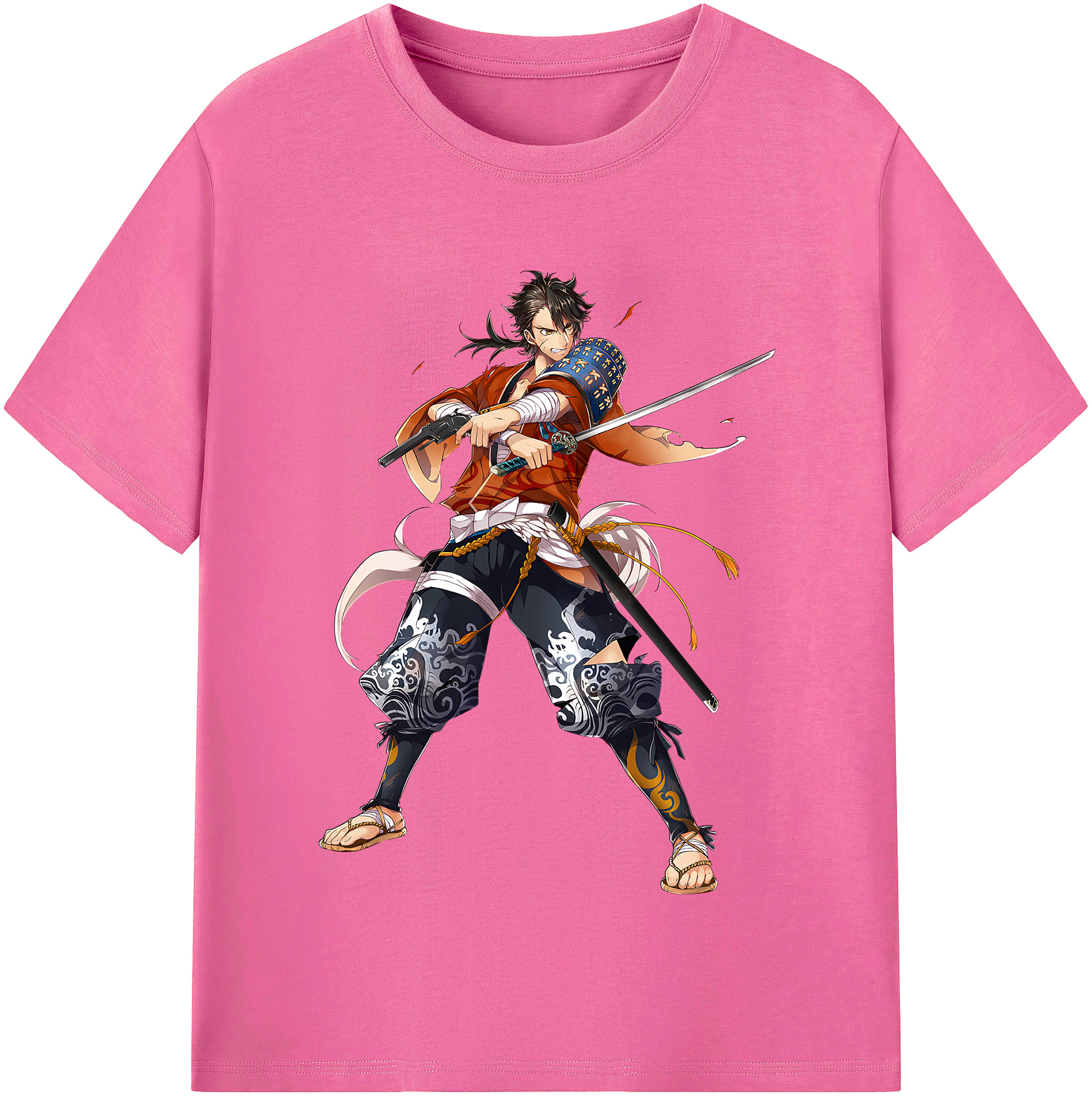 （画像用） 刀剣乱舞 Touken Ranbu レディースカジュアルプリントTシャツ（綿100％）